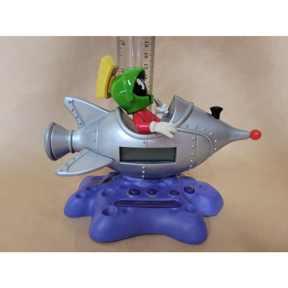 Marvin the Martian Talking Alarm Clock, *works* - Picture 10 of 11